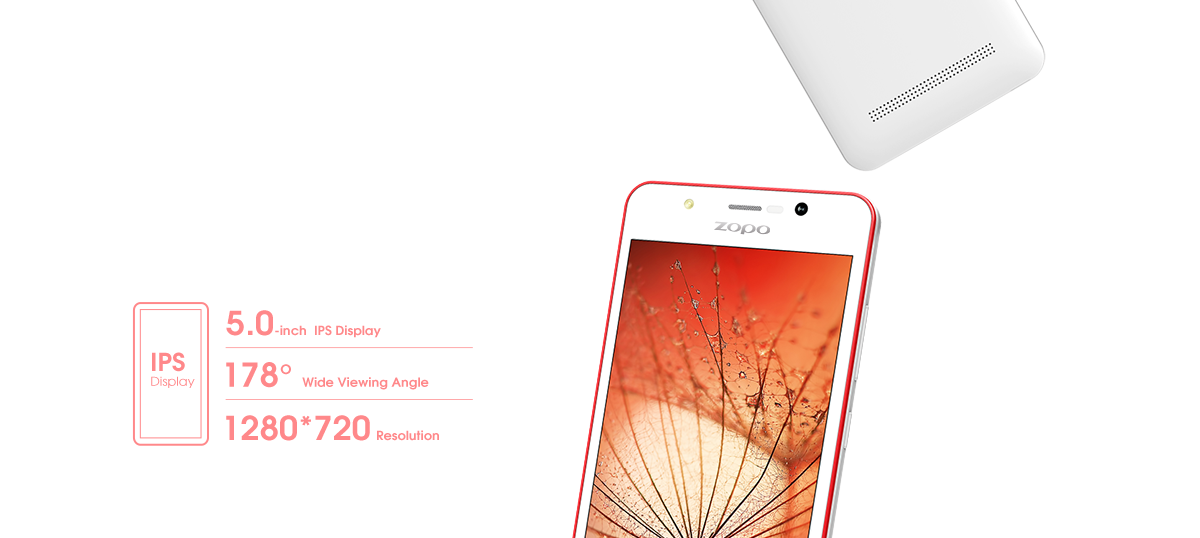 ZOPO color e zp350 5.0-inch HD IPS Display